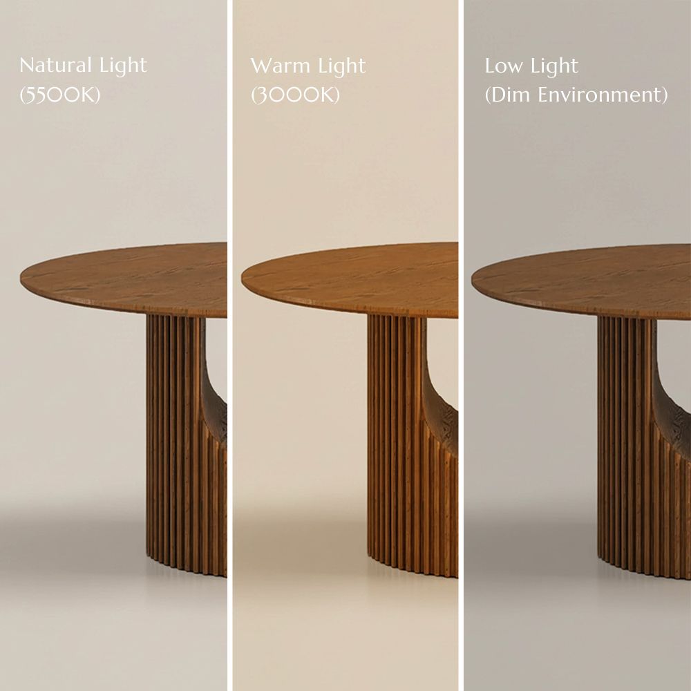 Solid Wood Walnut Color Plywood Dining Tables