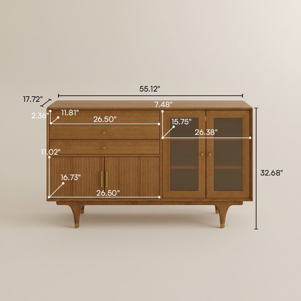 Dark Wood MDF Sideboards & Buffets