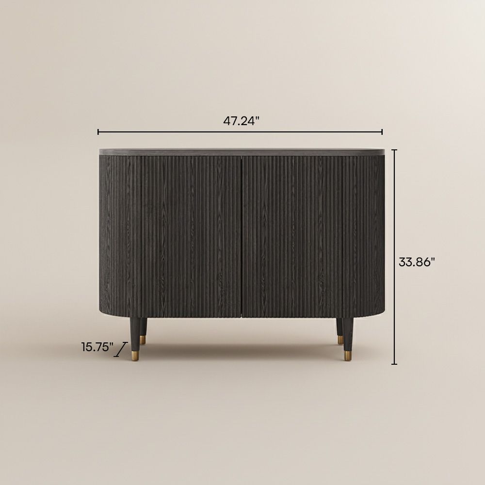 Solid Wood Smoky MDF Cabinets & Chests