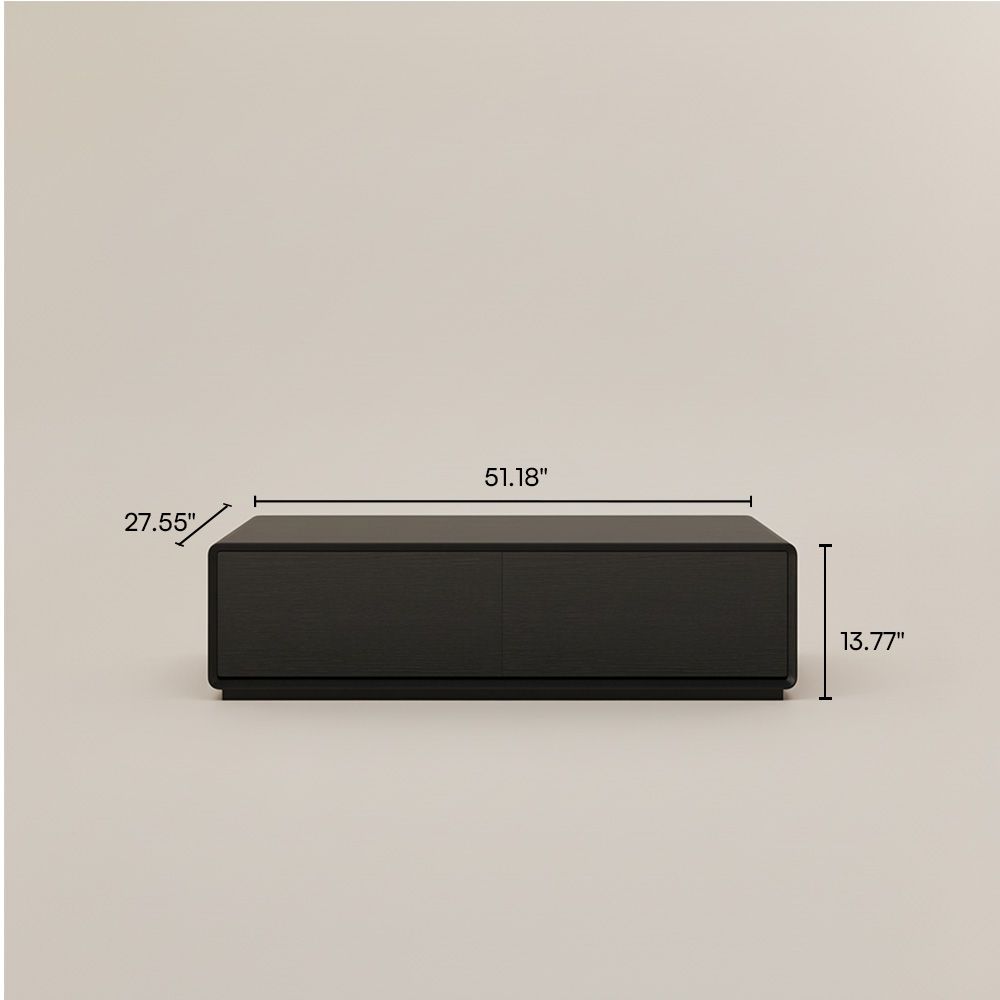 Rectangular Black MDF Coffee Tables