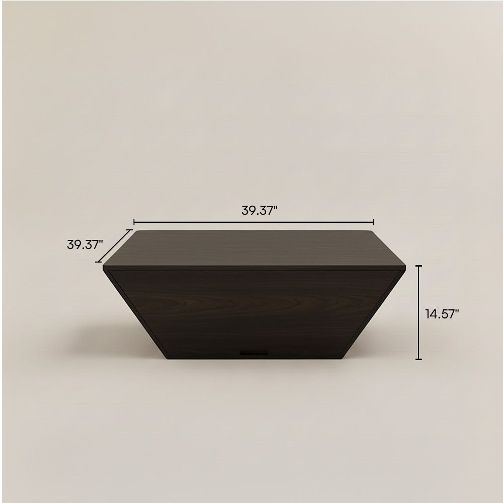 Mid-Century Modern Black MDF Coffee Tables