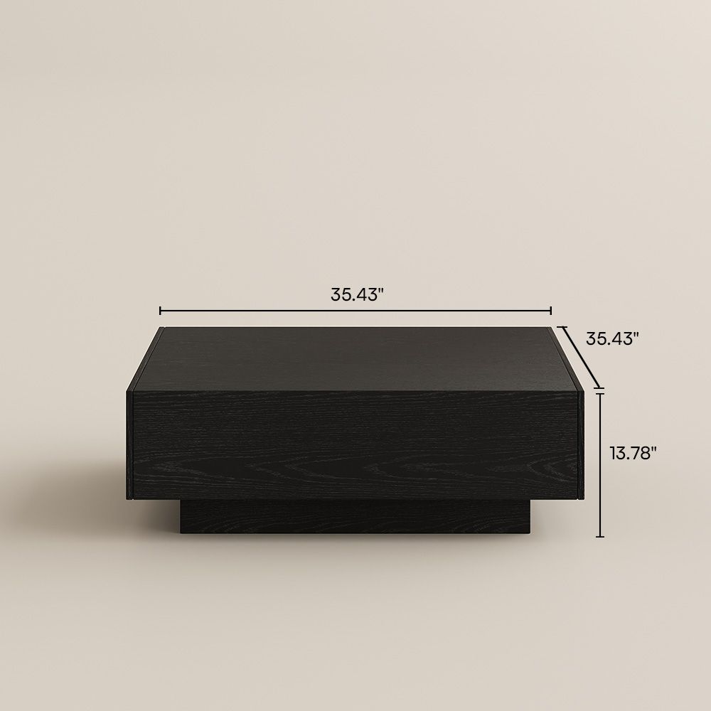 Nero  MDF Tavolini da caffè