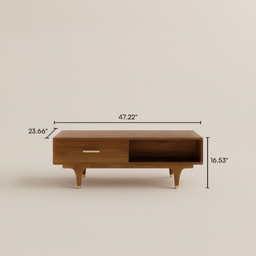 with Storage Walnut MDF Coffee Tables
