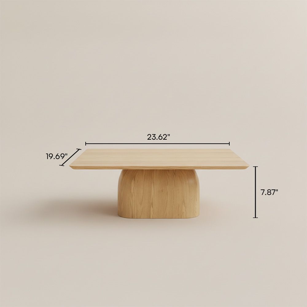 Wood color Solid Wood Coffee Tables