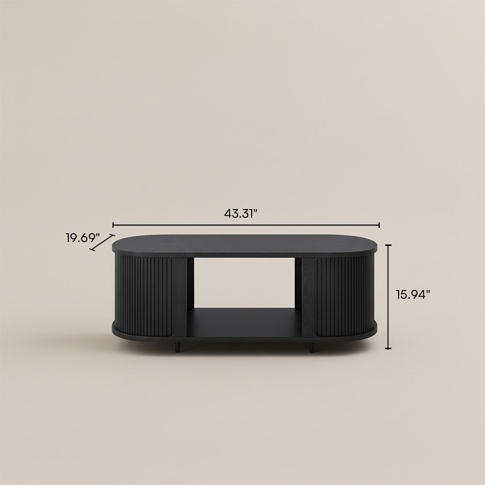 Black Plywood Coffee Tables