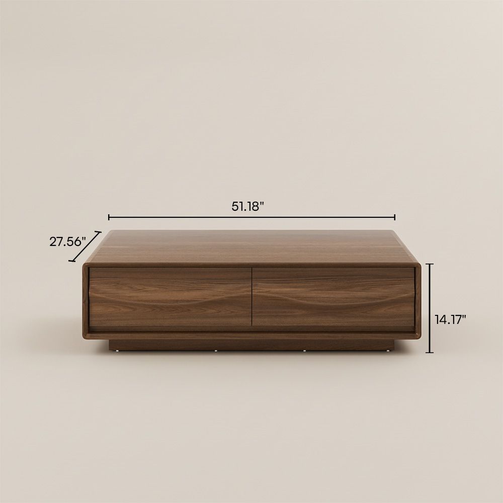 Fully Assemble Walnut Color MDF Coffee Tables