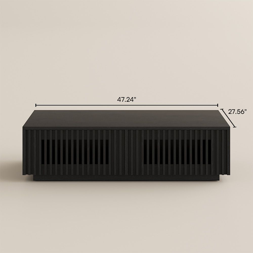 with Storage Black MDF Coffee Tables