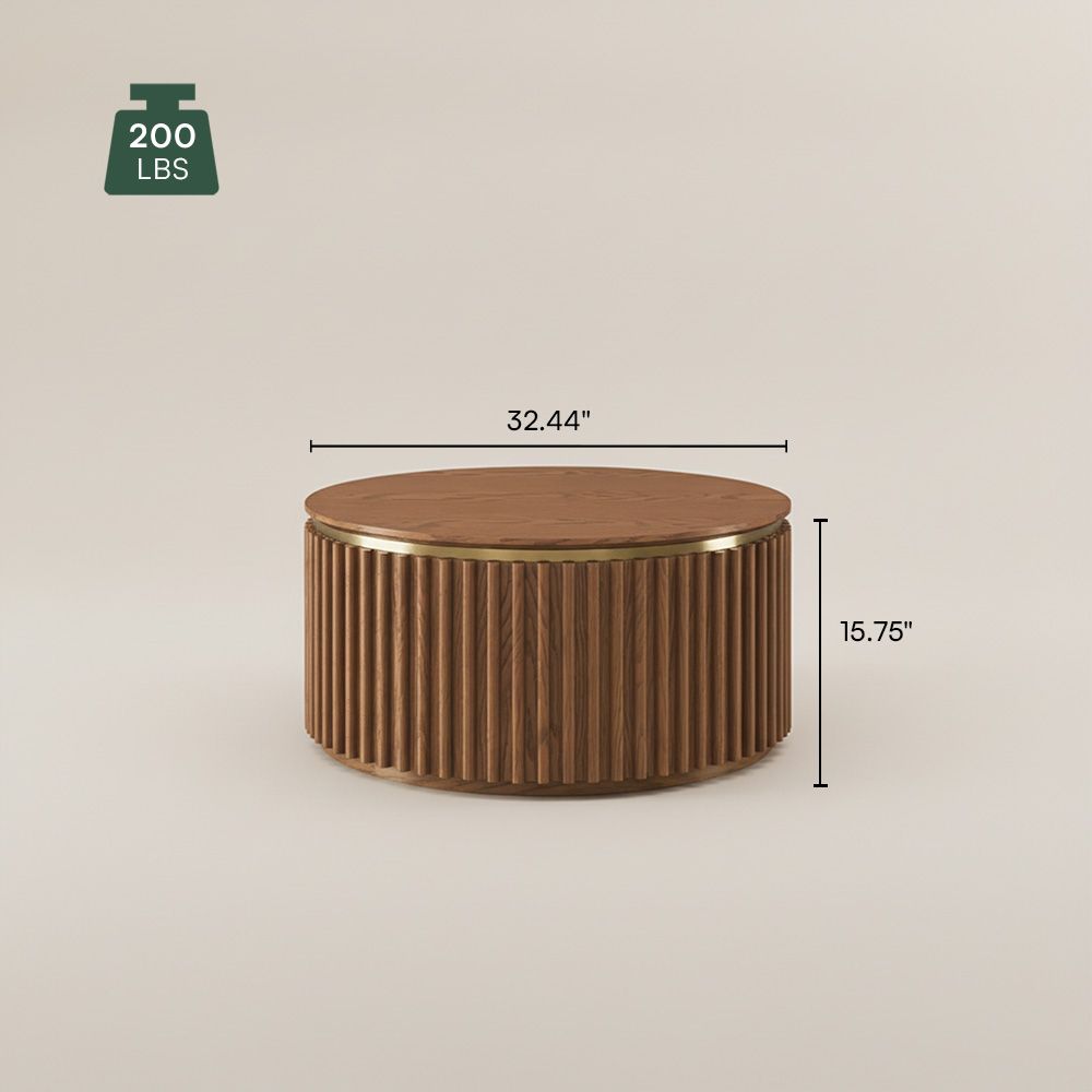 Silva Walnut Color MDF Coffee Tables