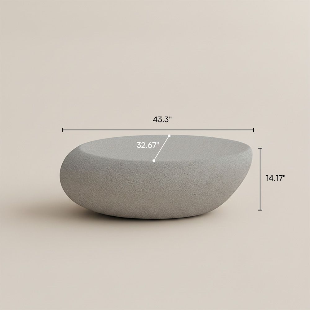 Glass Beige Fiberglass Coffee Tables