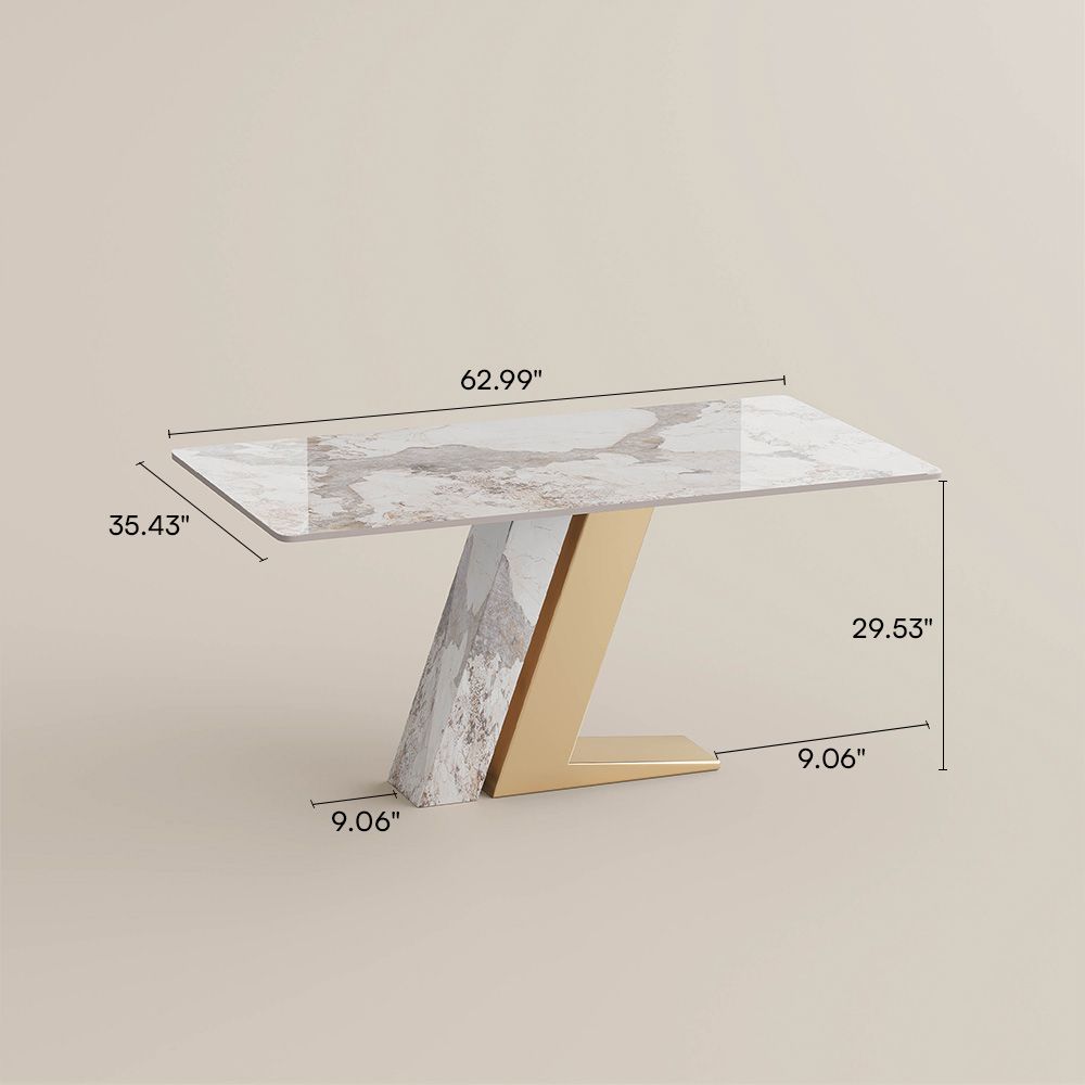 for 6 Pandora Glossy Sintered Stone Dining Tables