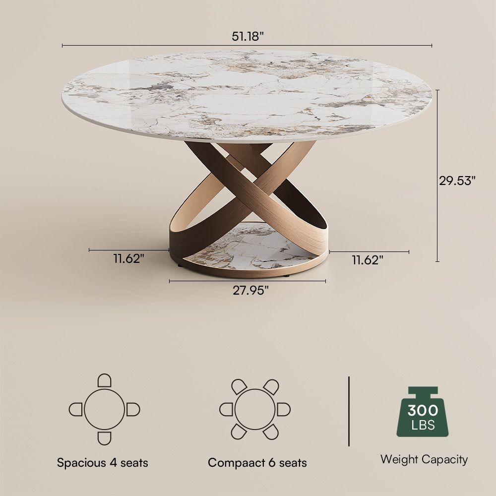 Pandora Pandora Glossy Sintered Stone Dining Tables