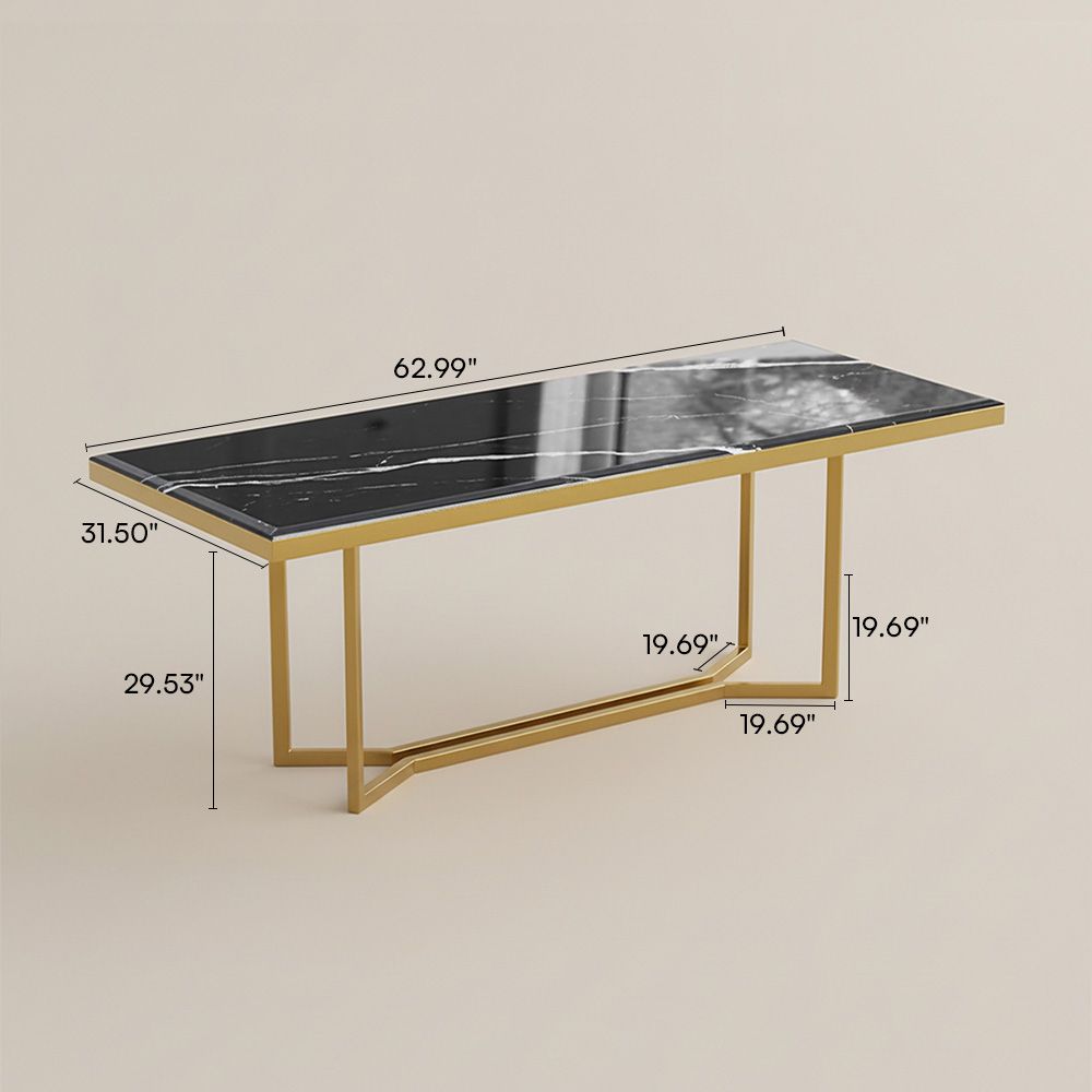 Black Faux Marble Dining Tables