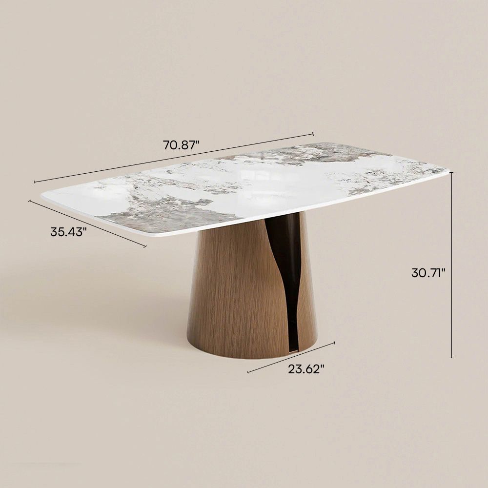 Metal Base Pandora Sintered Stone Dining Tables