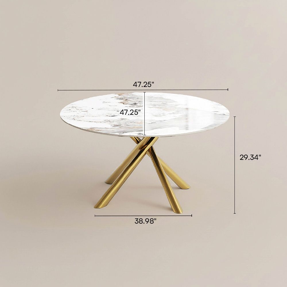 Partly Assemble Pandora Sintered Stone Dining Tables