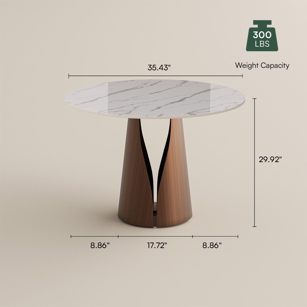 Seats 4 White Glossy Sintered Stone Small Bar & Bistro Tables