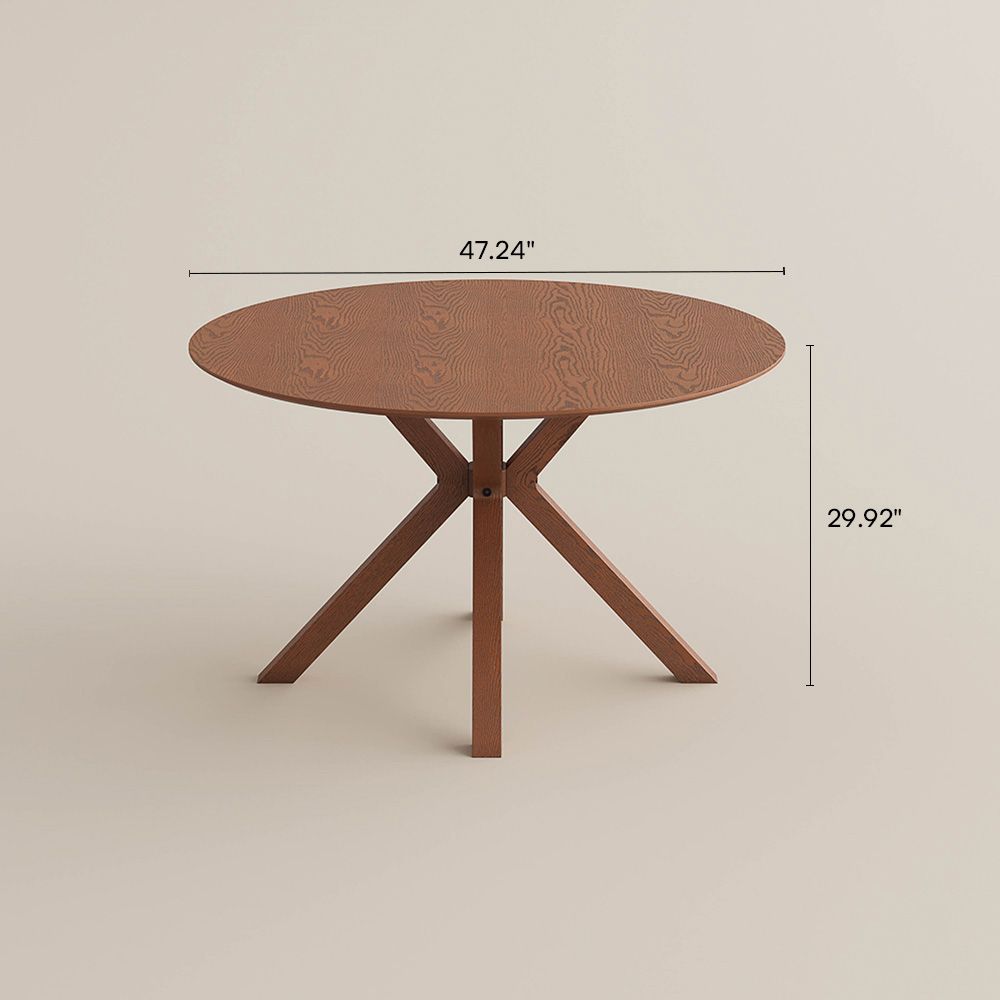 Modern Luxury Walnut Color Plywood Dining Tables