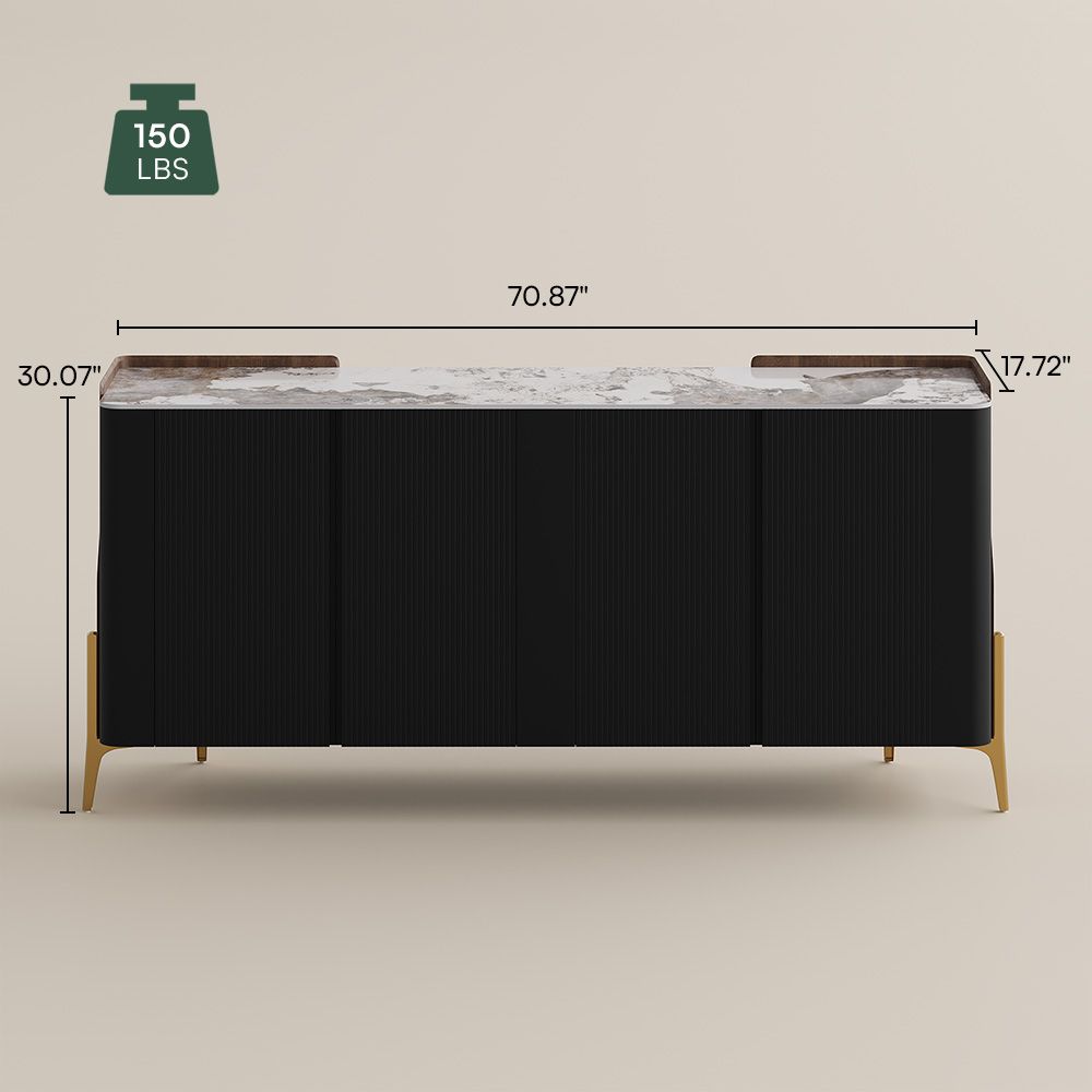 Sintered Stone Black Sintered Stone Sideboards & Buffets