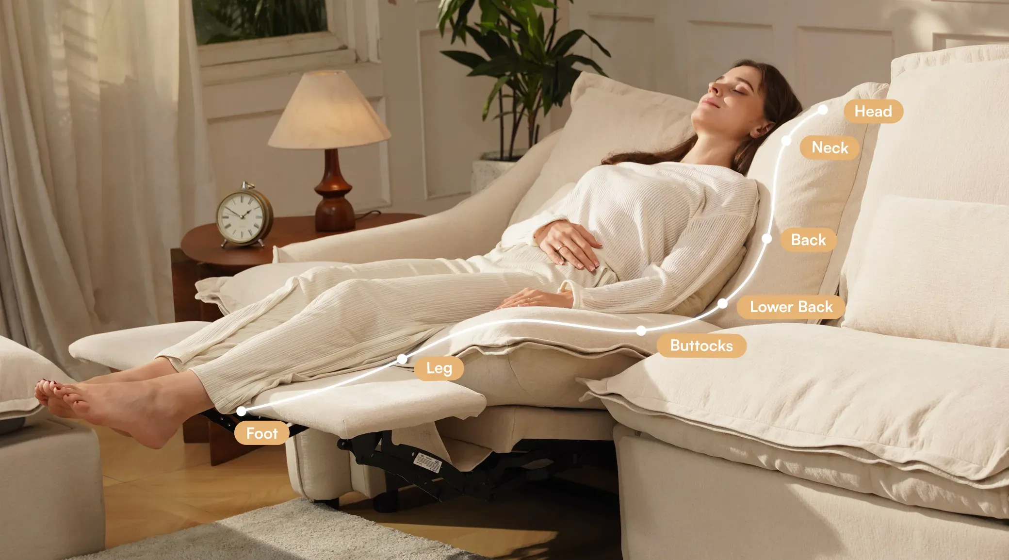 Povison's Cloud-Like Power Sofas