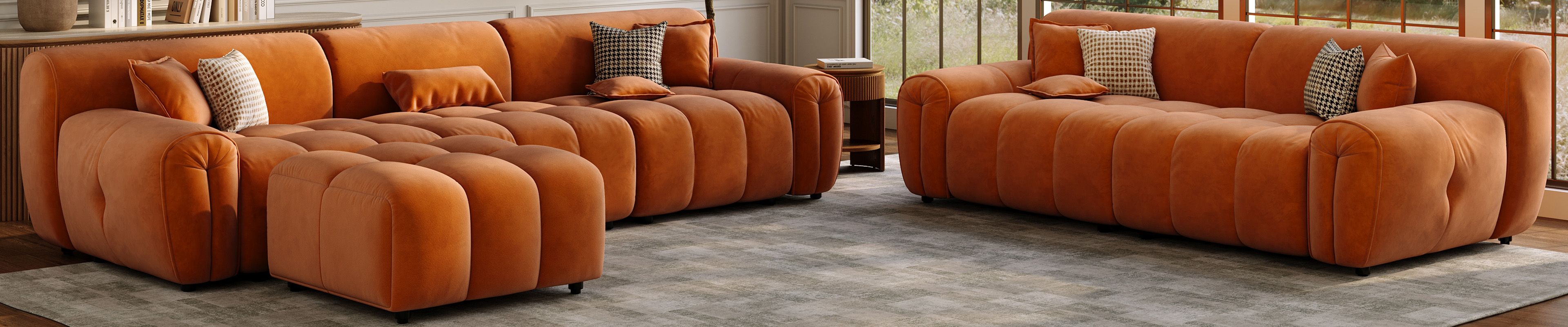 Povison's extra deep sofa in a large living room
