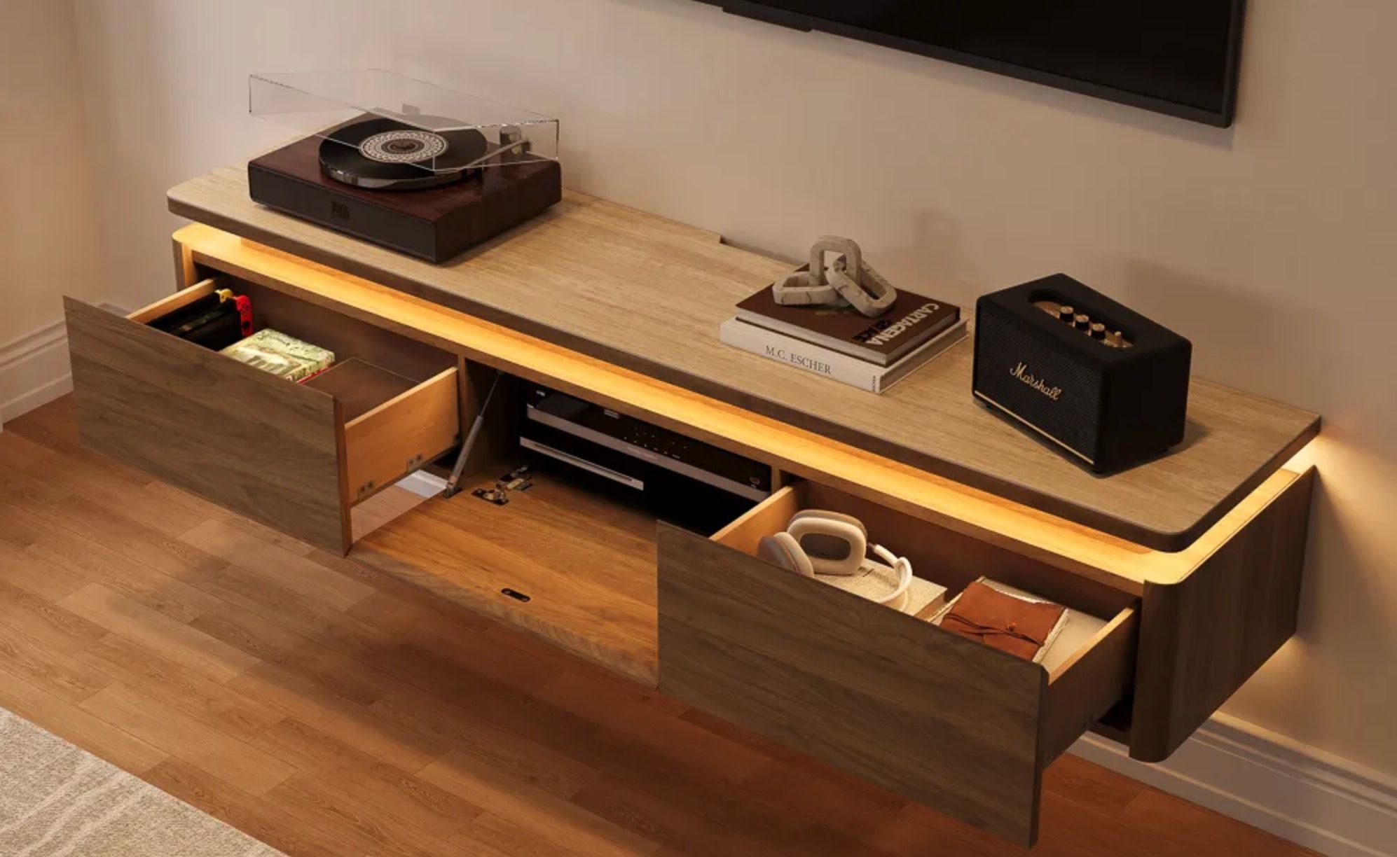 Floating TV Stands & Media Consoles