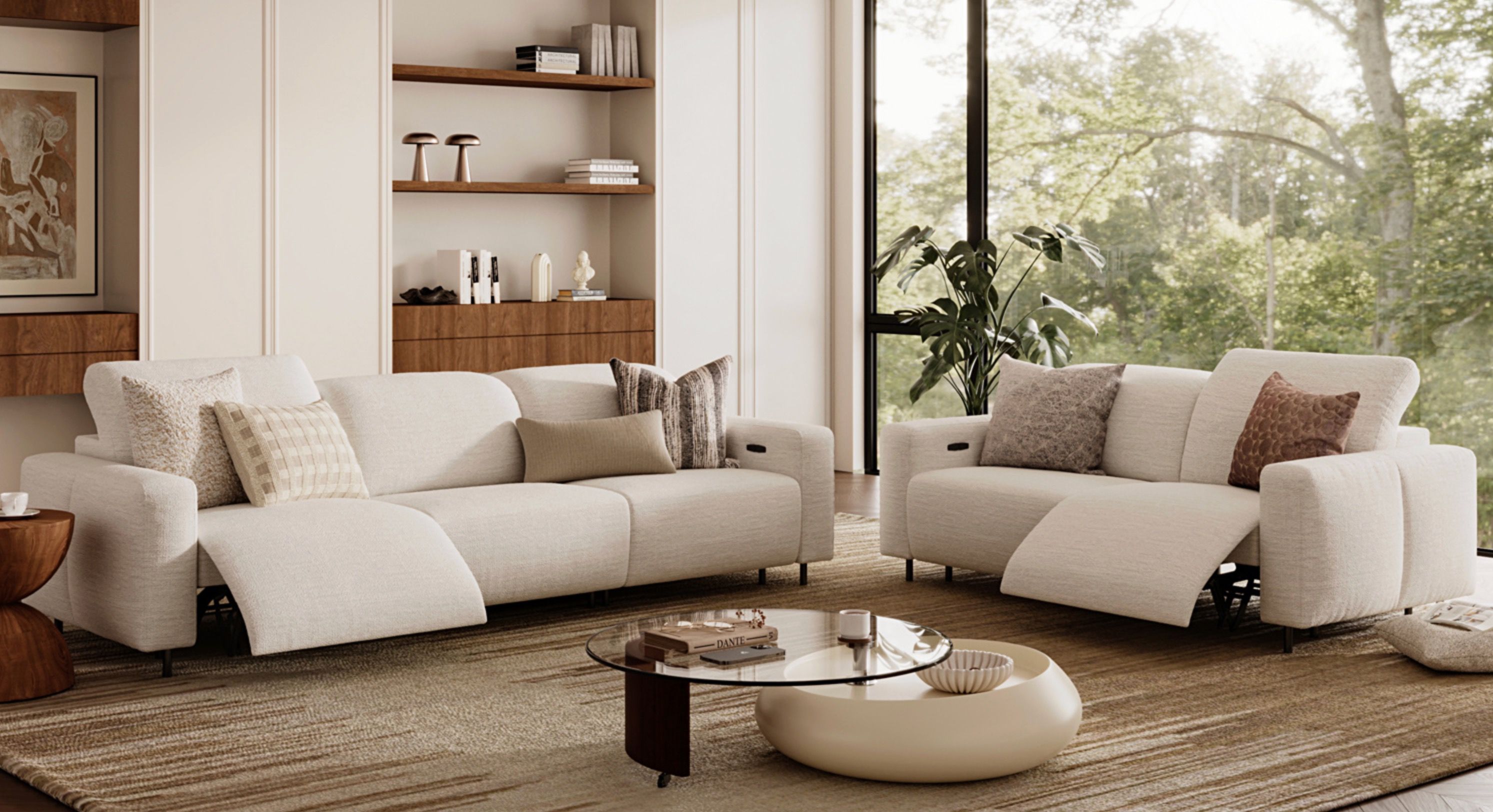 Beige Sofas for Warm Neutral Living Rooms