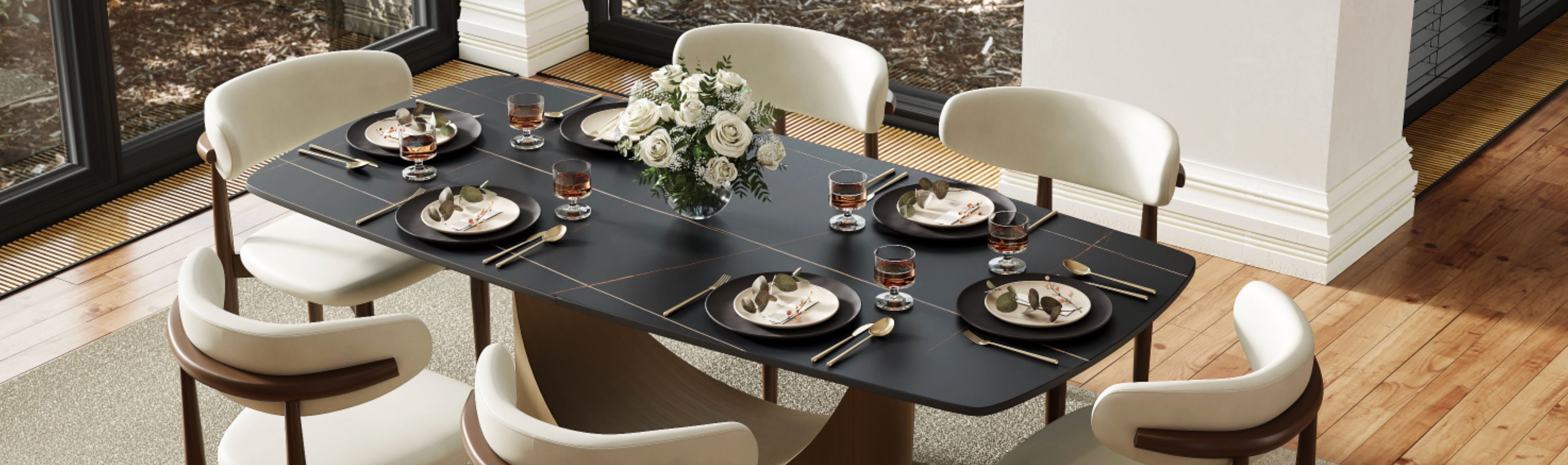 Black Dining Tables for Modern Dining Rooms