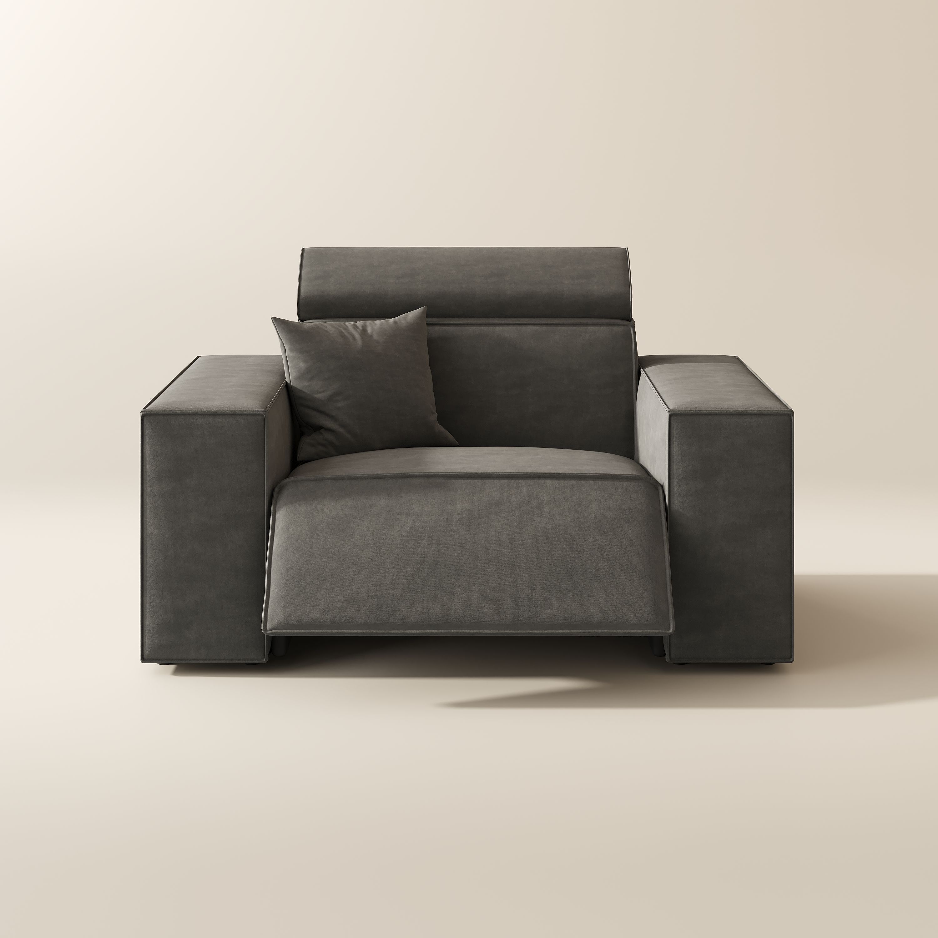 Dark Gray Fabric Power Reclining Sofas