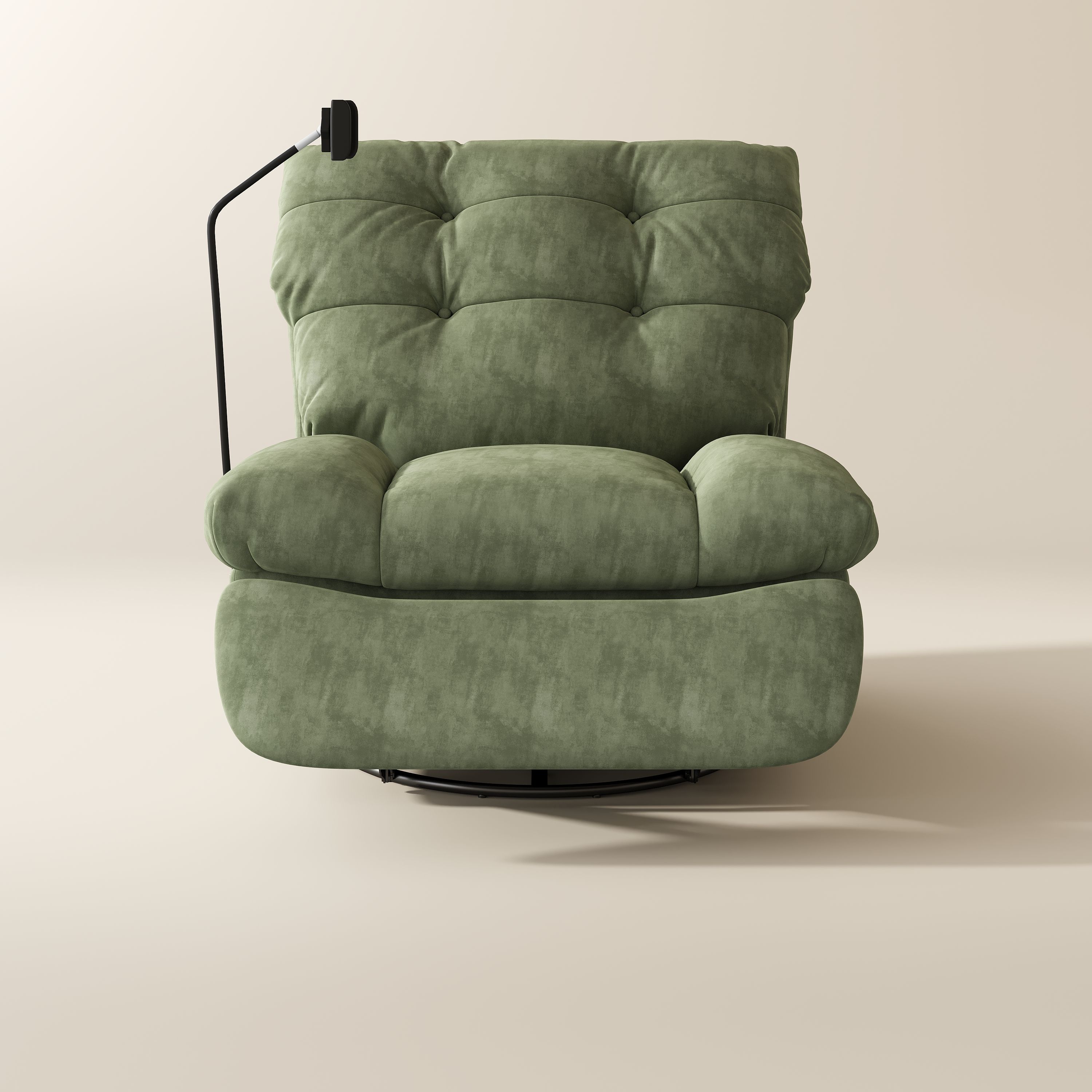 Upright Green Fabric Smart Furniture