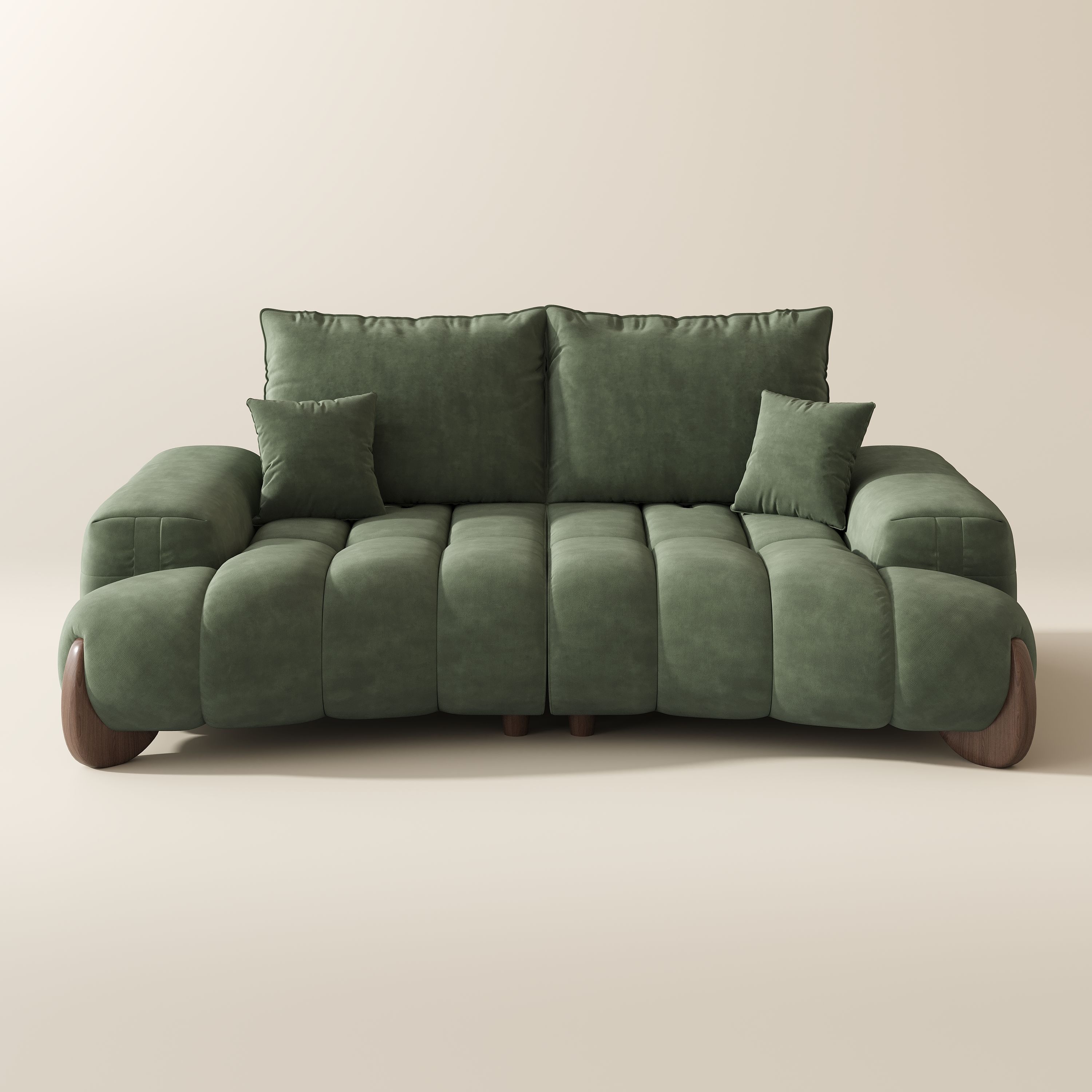 Wood Green Fabric Sofas & Loveseats