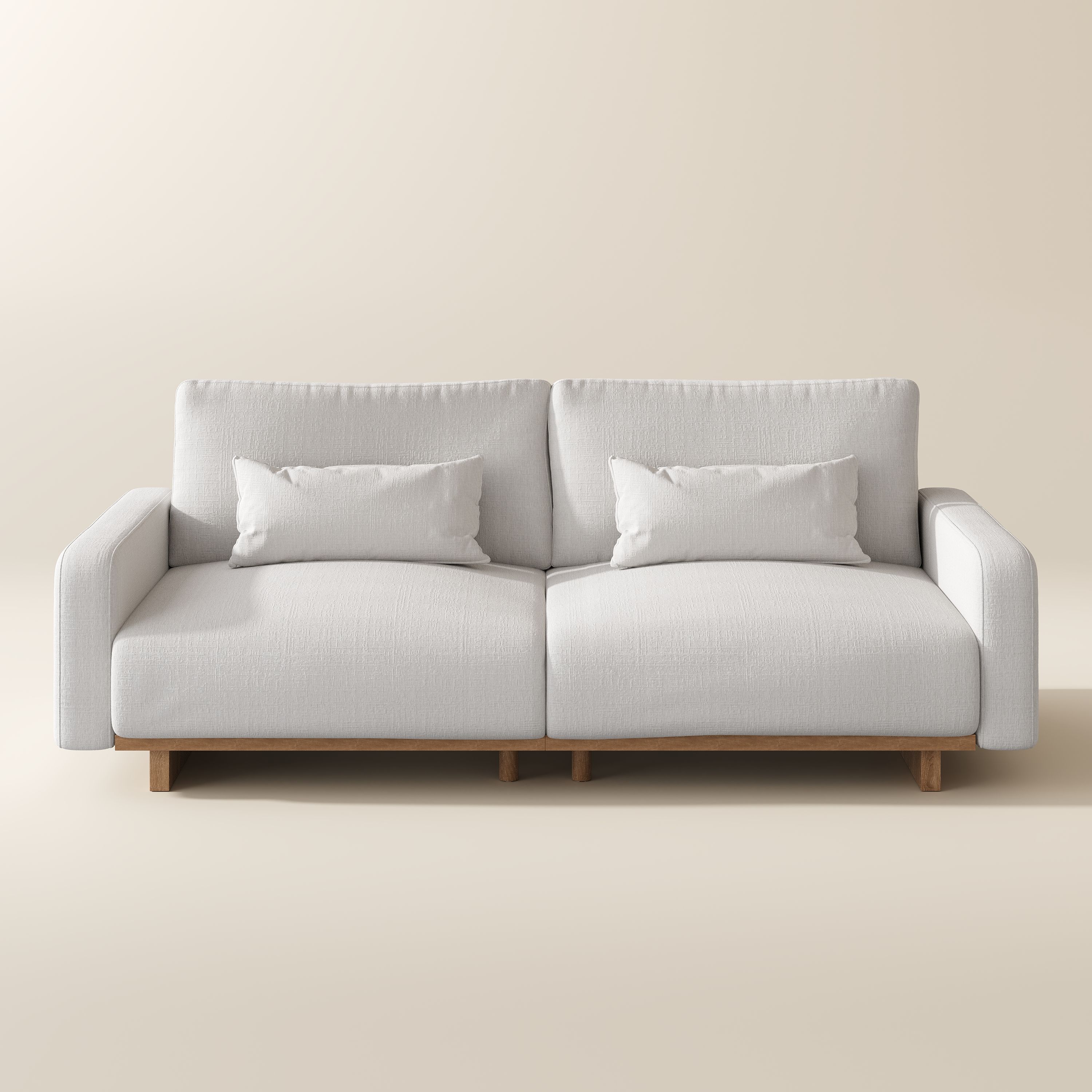 Chenille Beige Chenille Living Room Furniture