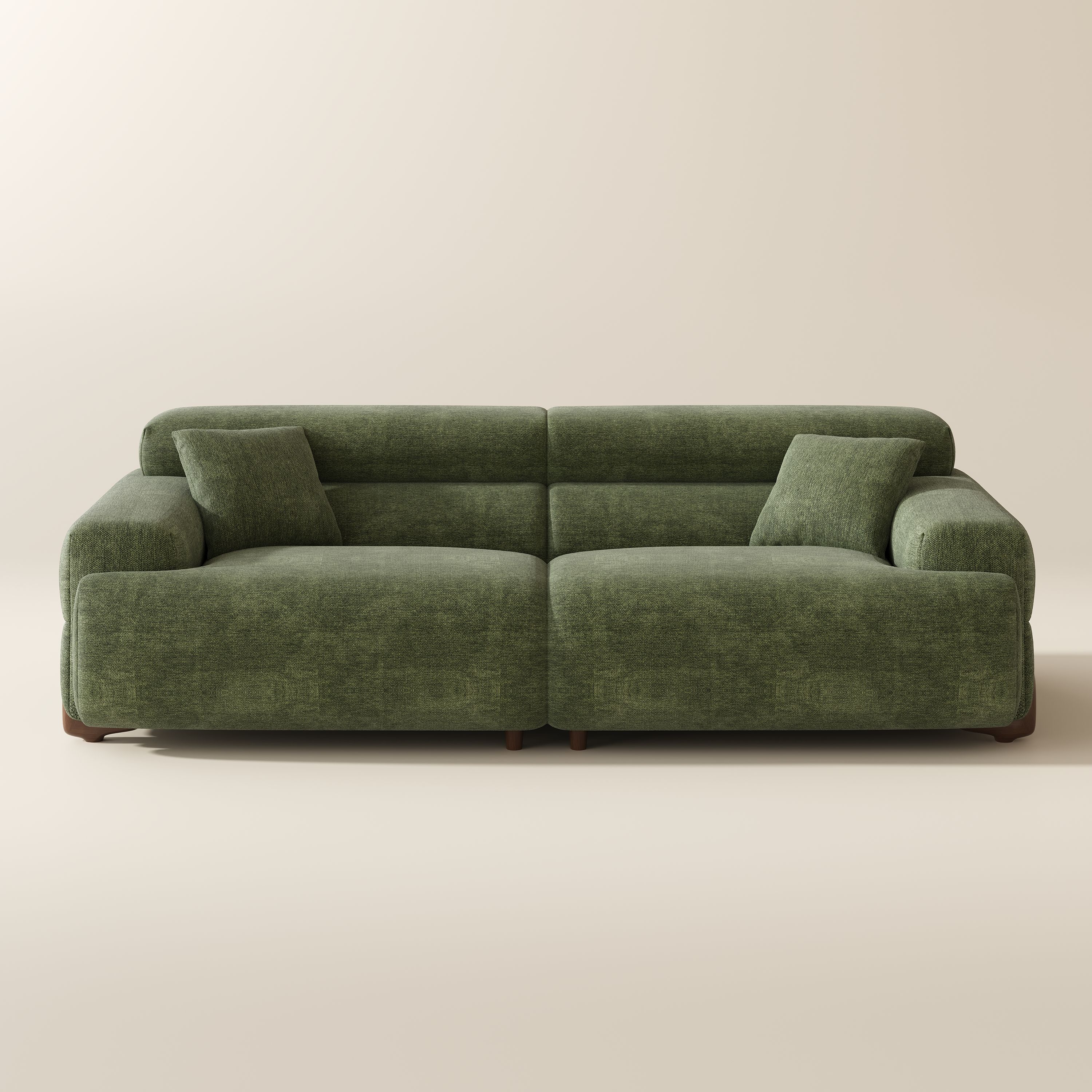Living Room Green Chenille Sofas & Loveseats