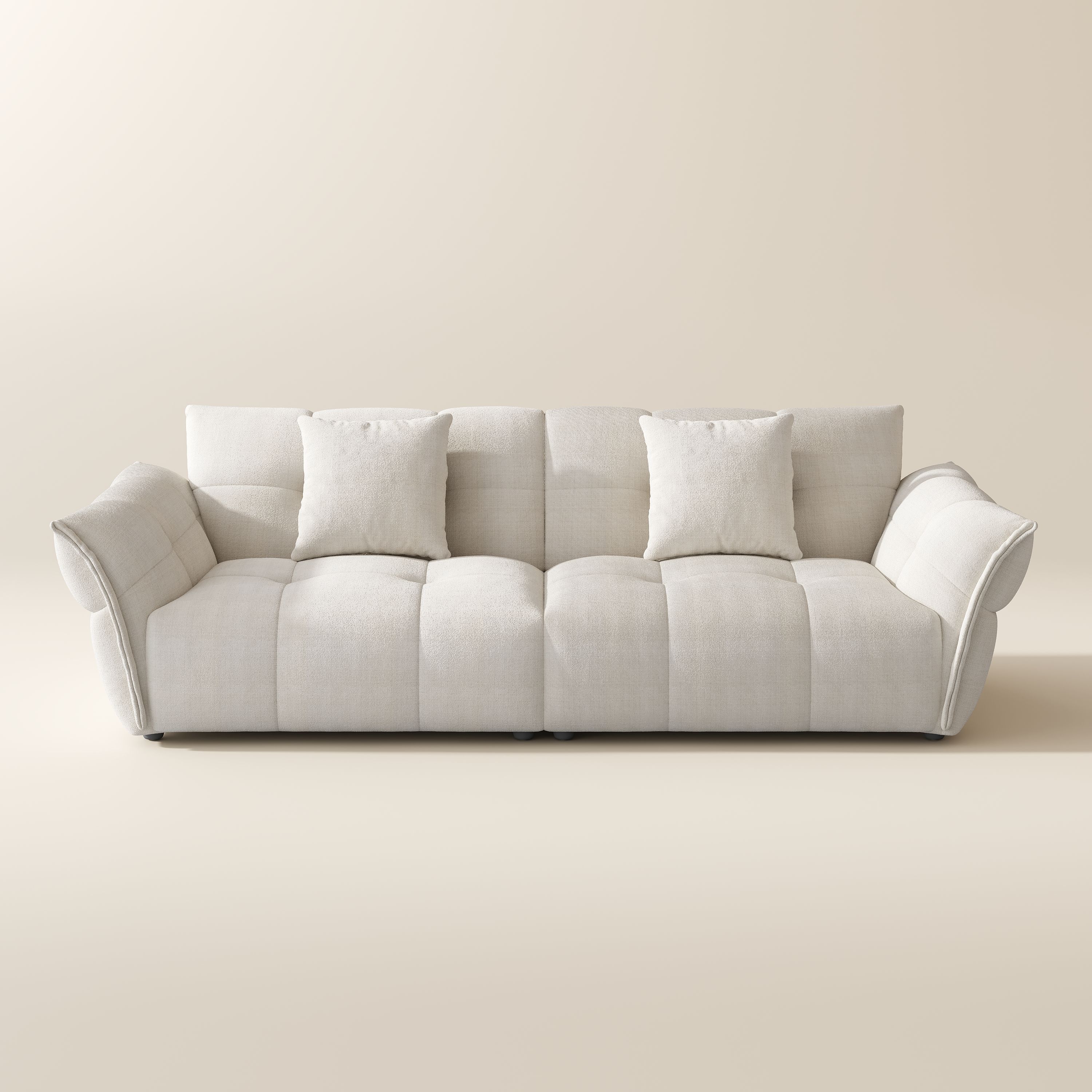Modern Beige Chenille Sofas & Loveseats
