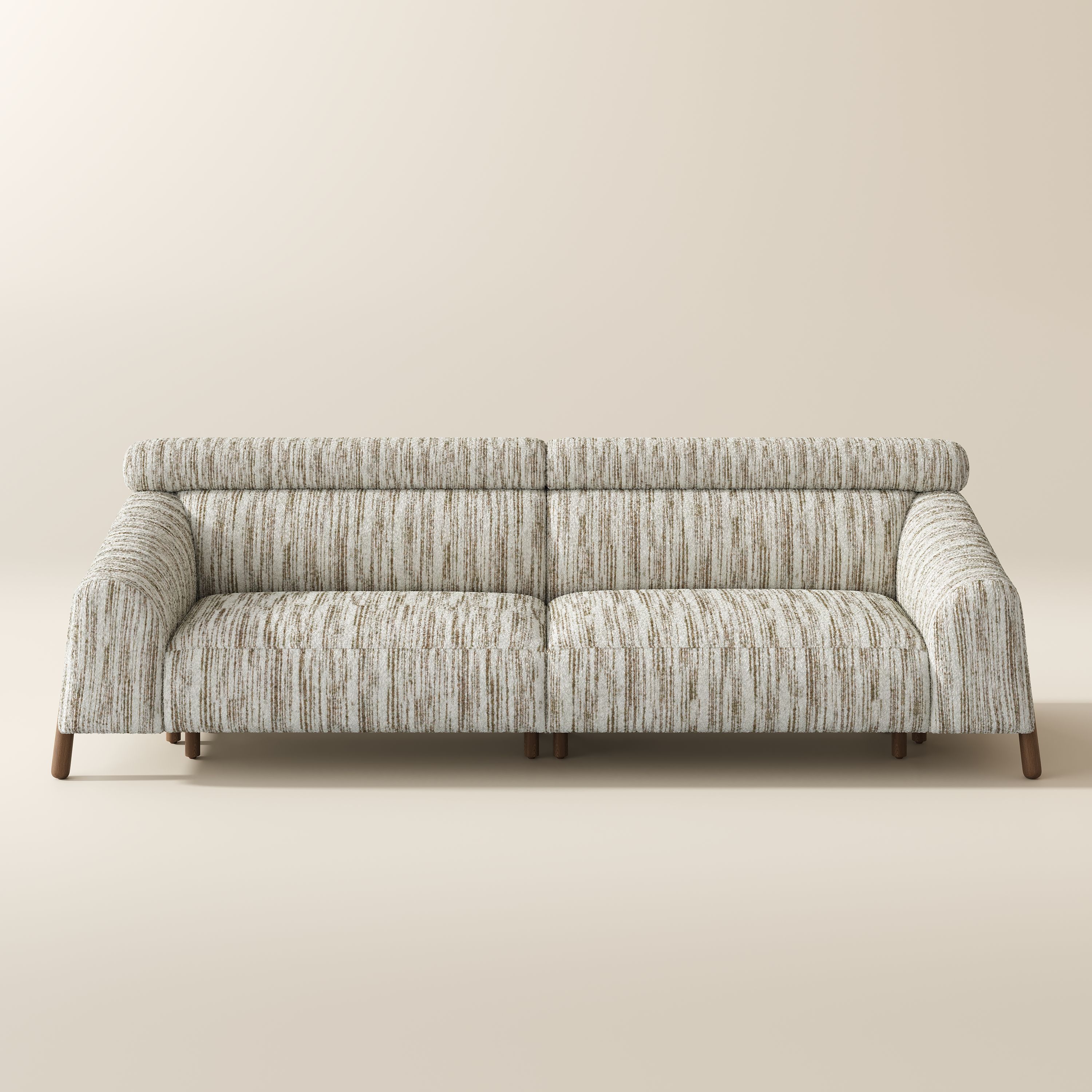Soft Brown&Beige Cotton and Linen Sofas & Loveseats