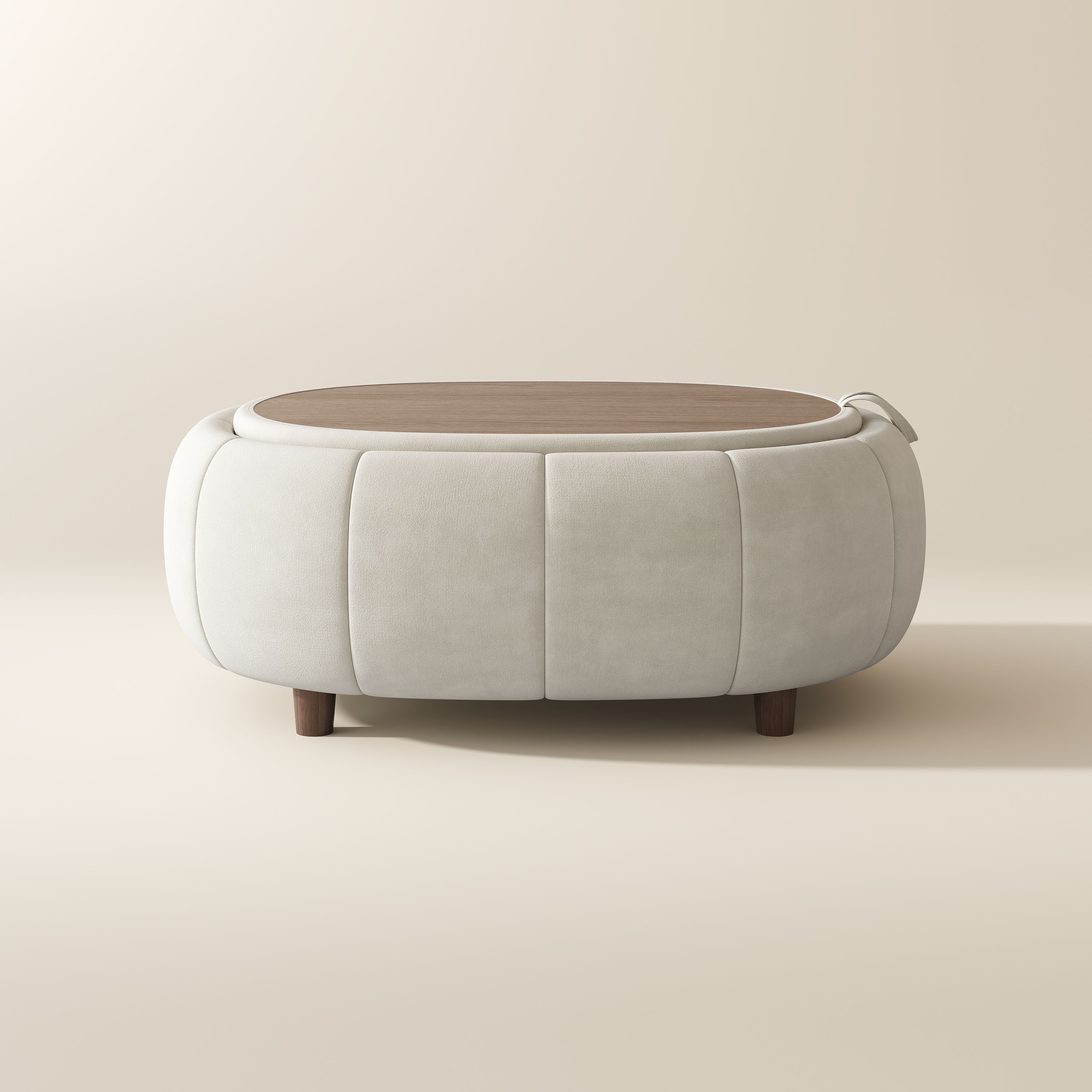 Living Room Beige Fabric Sofas & Loveseats