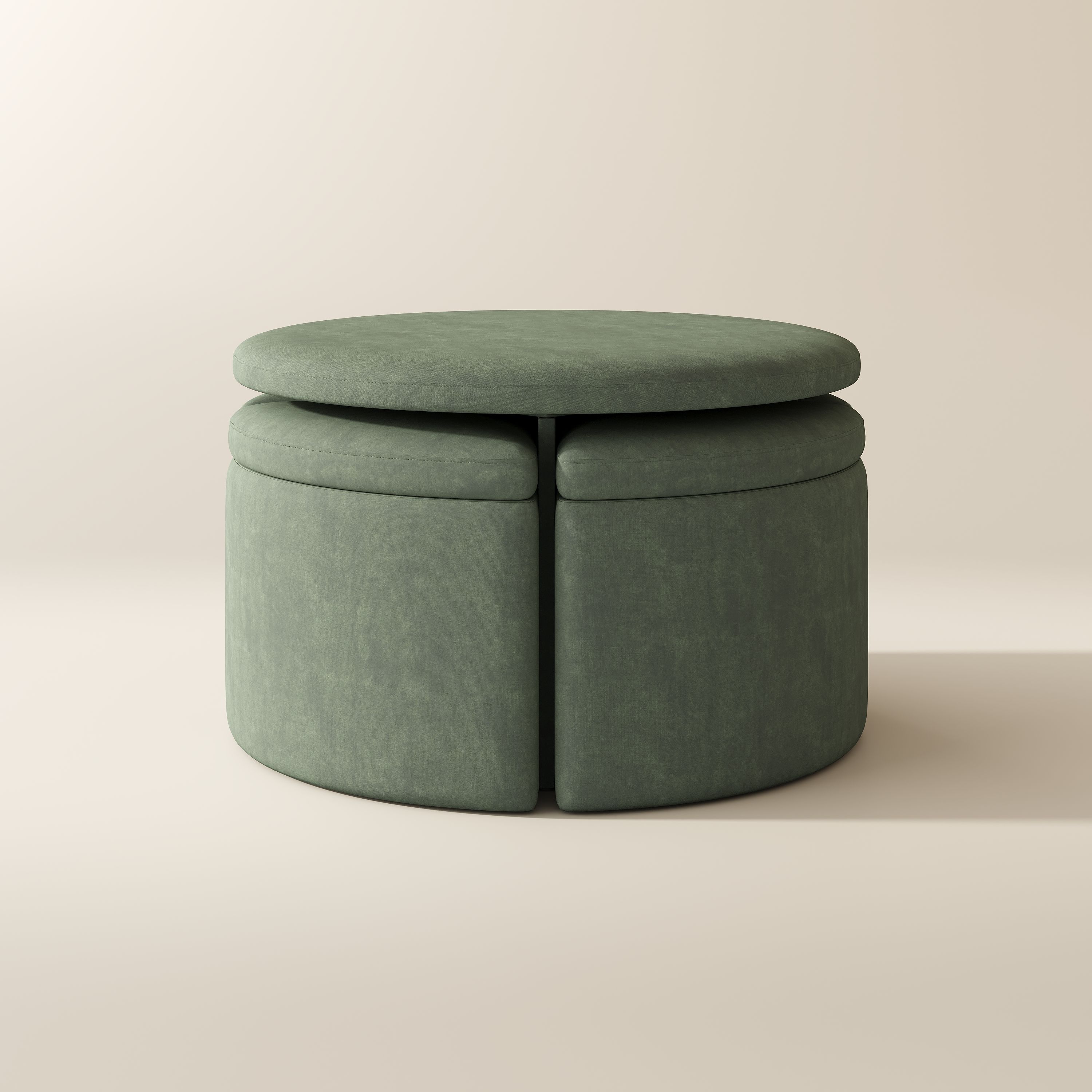 Beige Anti-scratch and Waterproof Fabric Sofas & Loveseats