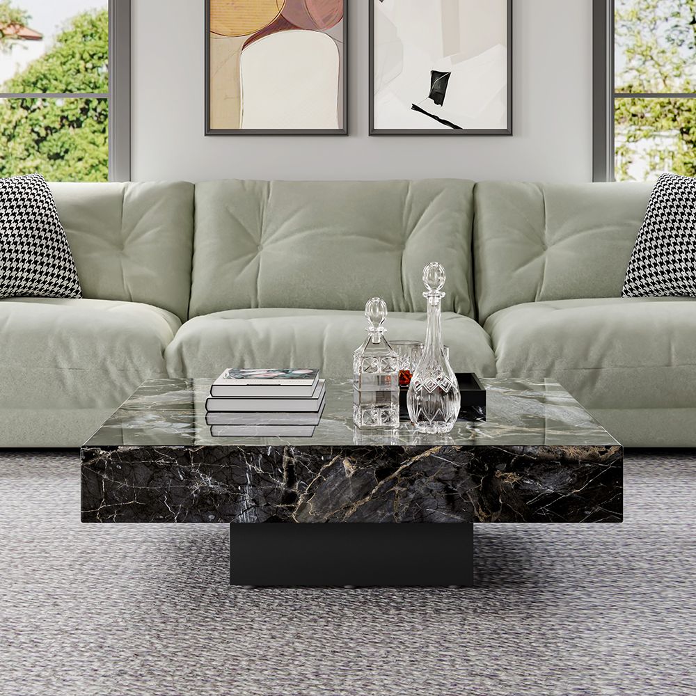 Square Black Coffee Tables