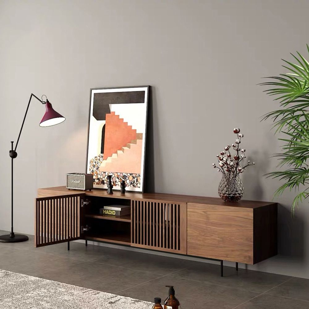 Dark Wood MDF Living Room Set