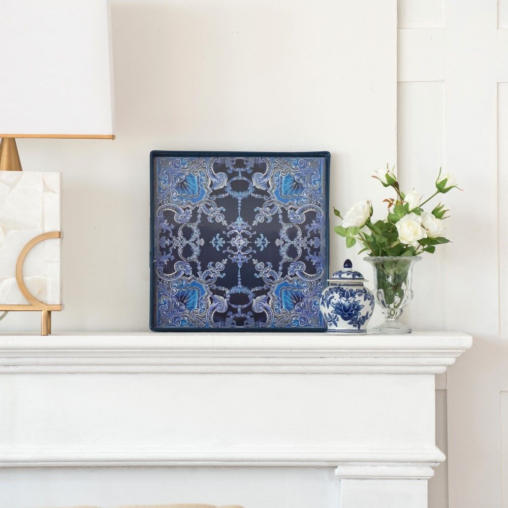 White&Blue Plastic Home Accessories