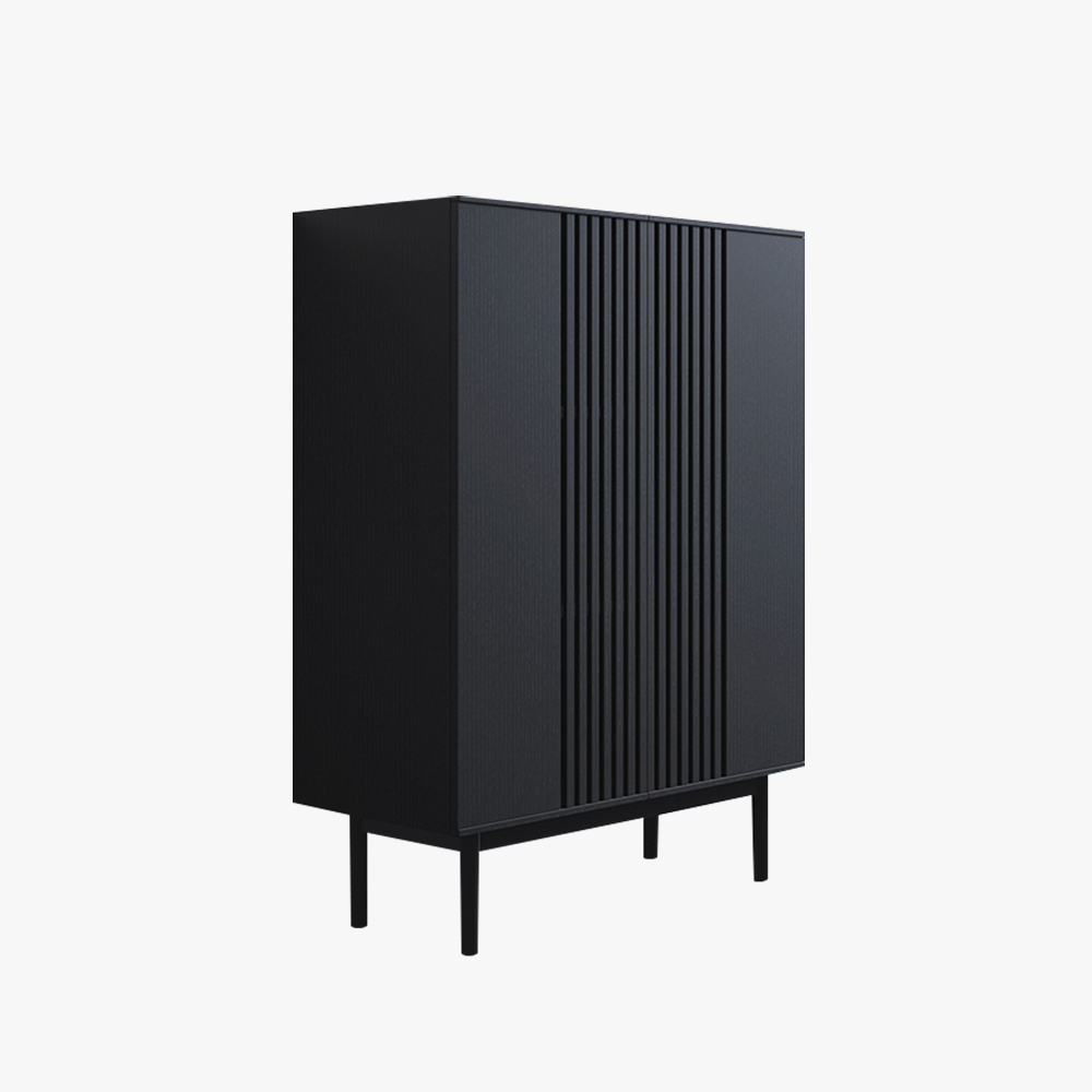 Black MDF Living Room Set