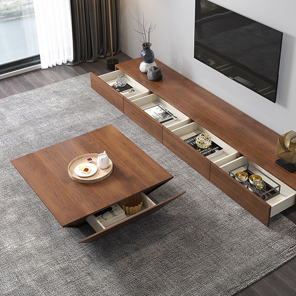 Marron  MDF Tables basses