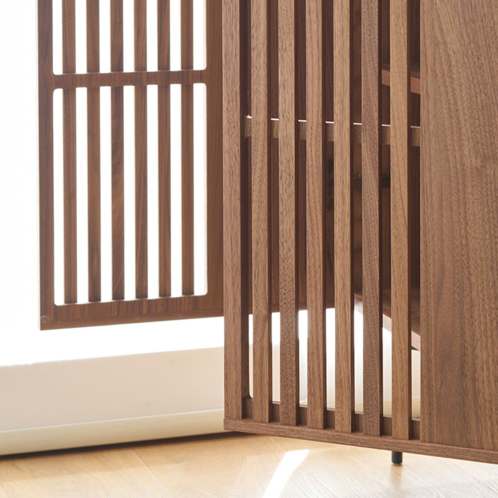 Dark Wood MDF Living Room Set