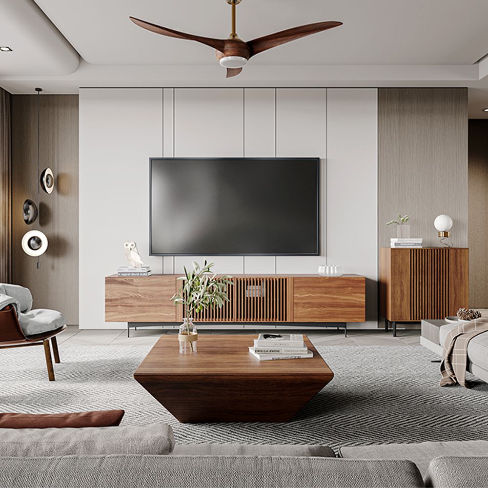 Marron  MDF Tables basses