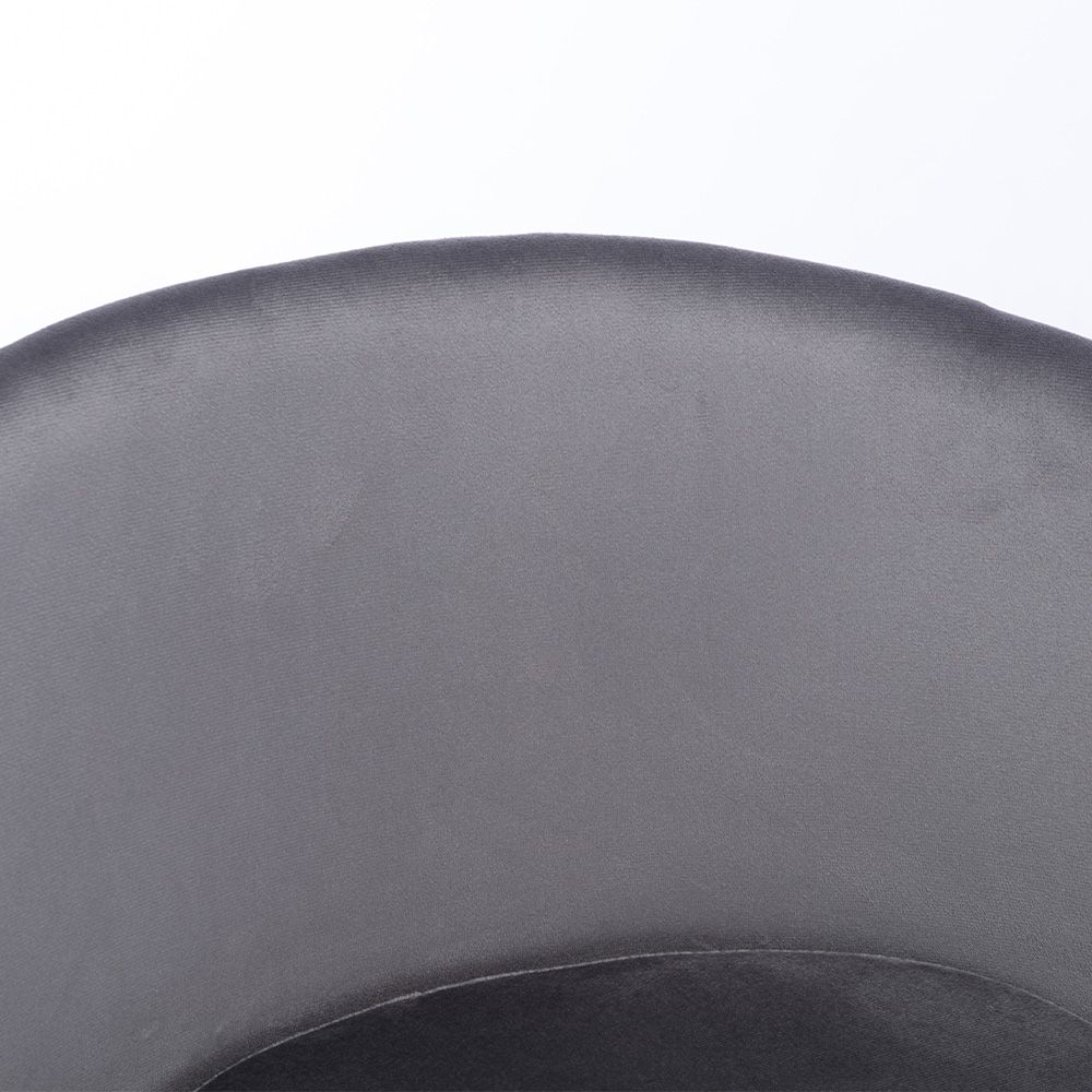 Partly Assemble Gray Velvet Bar Stools