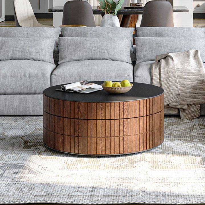 Designer Collection Dark Wood MDF Coffee Tables
