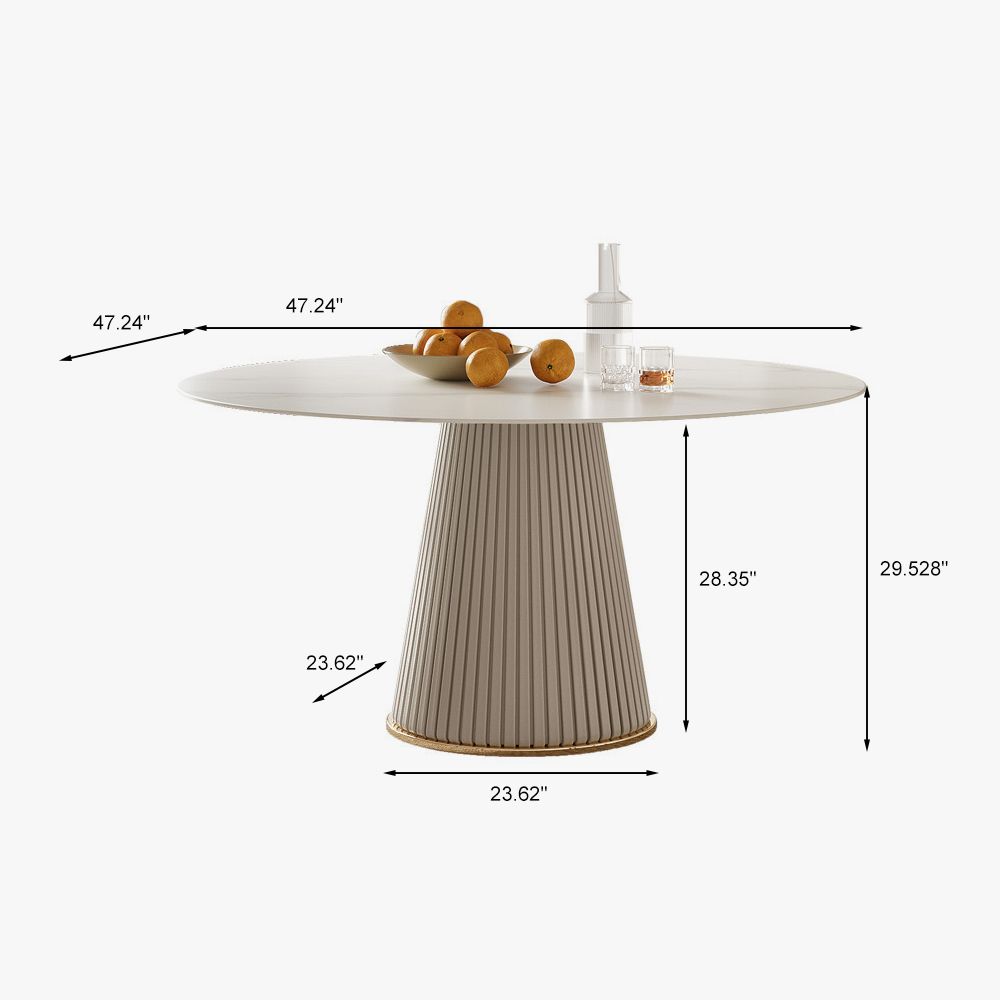 for 4 White Matte Sintered Stone Dining Tables