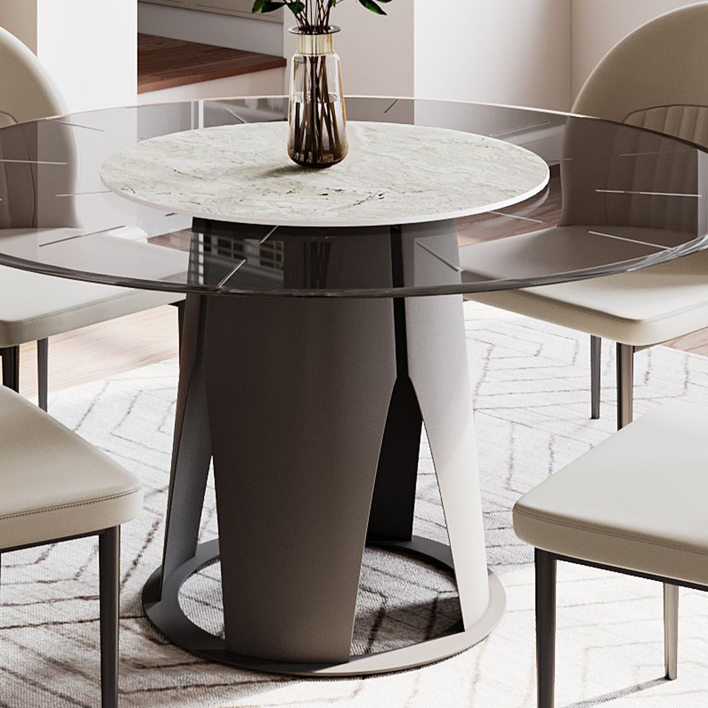 Gray Glass Dining Tables