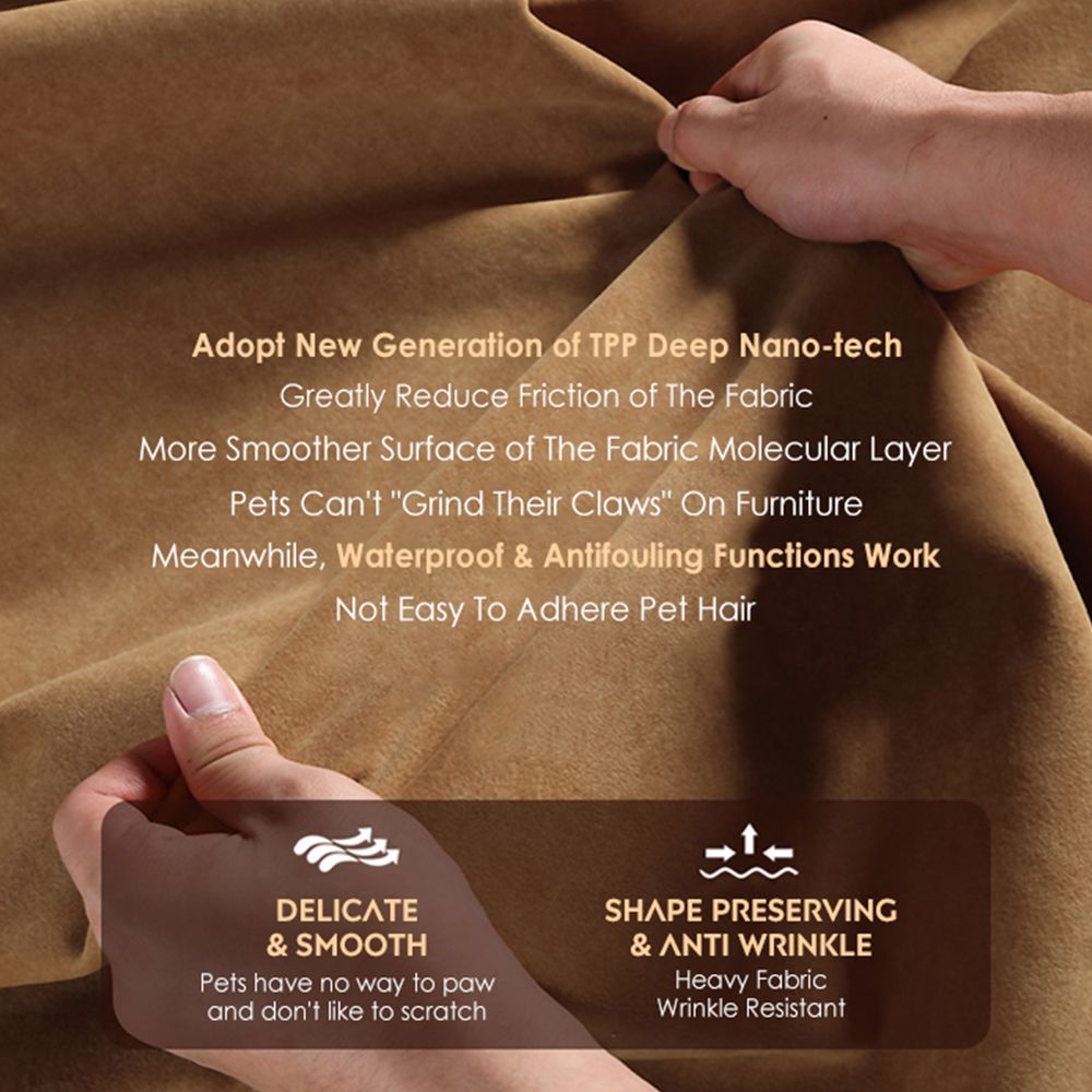 Brown Fabric Sofas & Loveseats