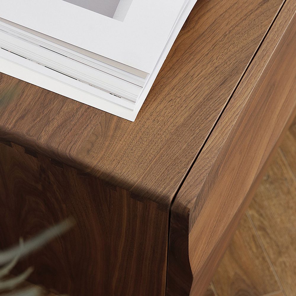 Mid Century Modern Legno scuro Legno Supporti TV