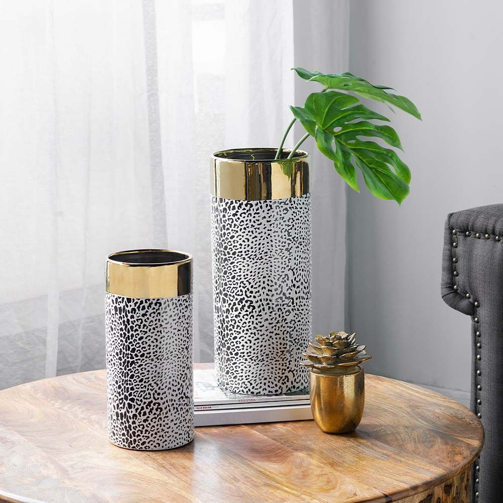 White & Black Ceramic Home Accessories