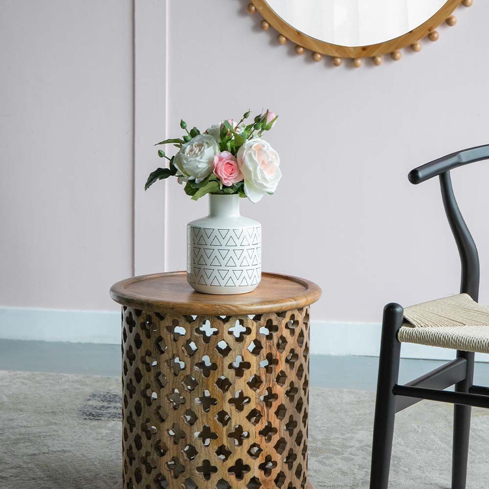 White&Gold Ceramic Home Accessories